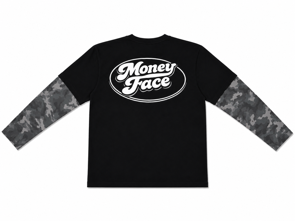 DOUBLE LAYER CAMO LONGSLEEVE