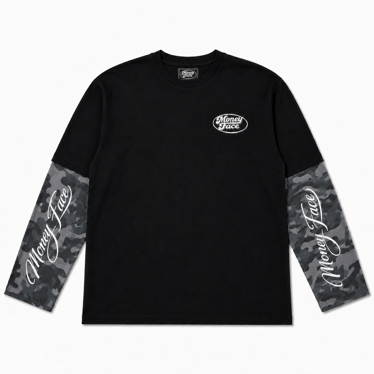 DOUBLE LAYER CAMO LONGSLEEVE